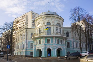 SUMY, UKRAINE - 2 Ocak 2020: Sumy, Ukrayna 'daki Eski Şehir Yerel Tarih Müzesi