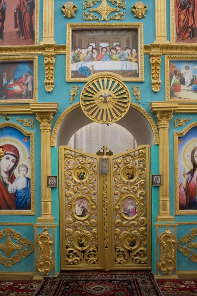 Altar Holy Resurrection Cathedral Sumy Ukraine —  Fotos de Stock