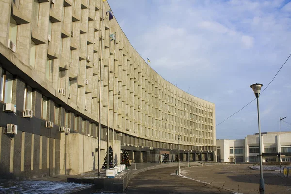 Sumy Ukraine Ιανουαρίου 2020 Δημαρχείο Sumy — Φωτογραφία Αρχείου