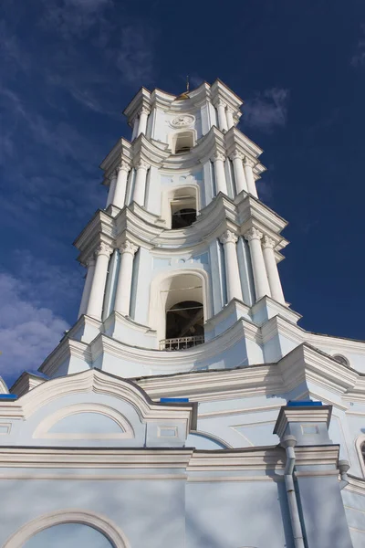 Καμπαναριό Του Σωτήρα Μεταμόρφωση Καθεδρικός Ναός Στο Sumy Ουκρανία — Φωτογραφία Αρχείου