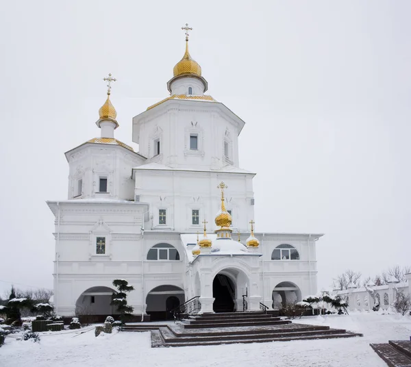 Собор Різдва Богородиці Молчанському Монастирі Путиполі Україна — стокове фото