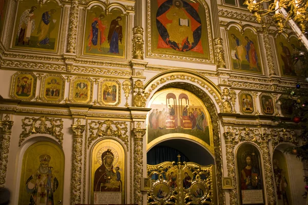 Putivl Ukraine January 2020 Interior Cathedral Nativity Our Lady Molchanskiy — 스톡 사진