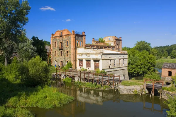 Alte Verlassene Mühle Auf Dem Weg Nach Nemyriv Ukraine — Stockfoto