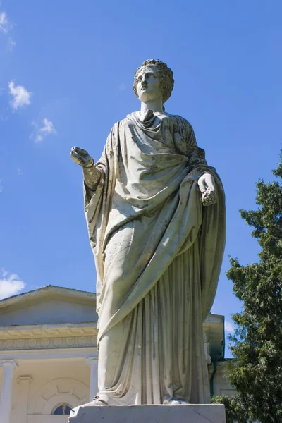 Escultura Mármore Perto Palácio Galagans Sokirintsy Ucrânia — Fotografia de Stock