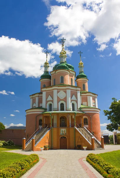 Peter Paul Kerk Gustynsky Klooster Gustia Dorp Oekraïne — Stockfoto