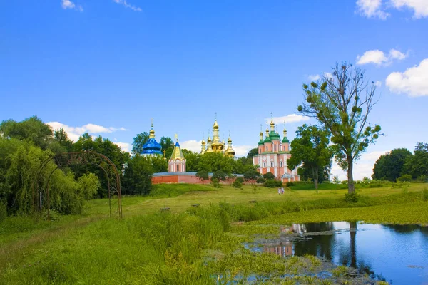 Monastero Gustynsky Nel Villaggio Gustia Ucraina — Foto Stock