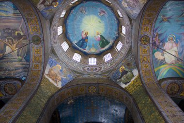 Glukhov, Ukrayna - 3 Ocak 2020: Glukhov, Ukrayna 'daki Üç Anastasievski Katedrali