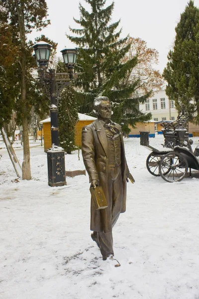 Monument Över Taras Grigorievitj Shevtjenko Glukhov Ukraina — Stockfoto