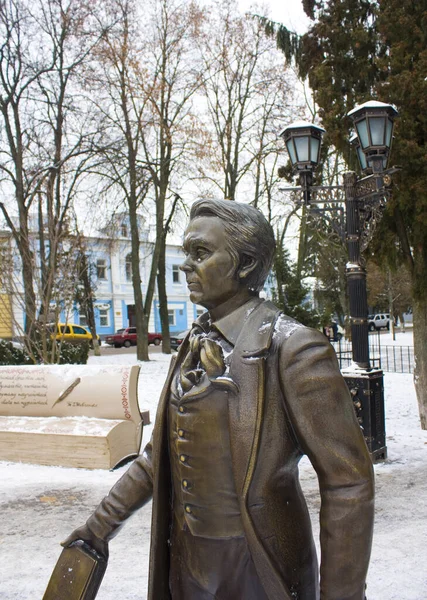 Monument Voor Taras Grigorjevitsj Sjevchenko Gluchov Oekraïne — Stockfoto