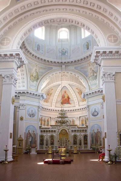 Tulchyn Ucrania Julio 2020 Interior Catedral Natividad Cristo Antes Iglesia — Foto de Stock