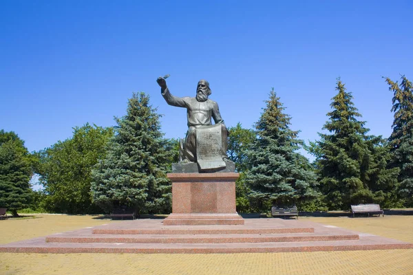 Monument Voor Vladimir Monomakh Priluki Oekraïne — Stockfoto