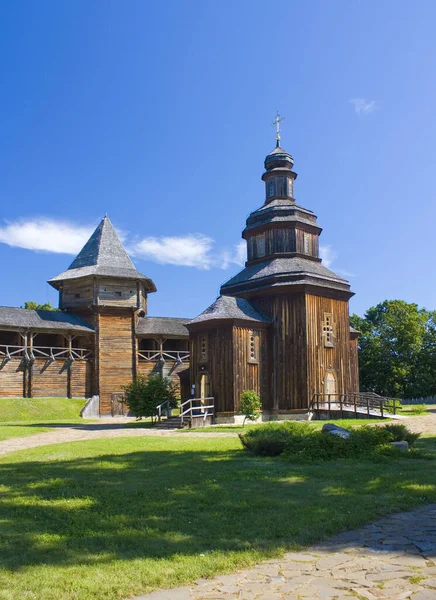 Holzkirche Der Festung Baturin Ukraine — Stockfoto