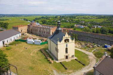Ukrayna 'daki Medzhybozh Kalesi' ndeki Şato Kilisesi
