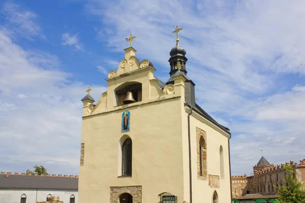 Κάστρο Εκκλησία Στην Medzhybozh Κάστρο Στην Ουκρανία — Φωτογραφία Αρχείου