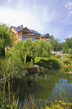 Mezhyhirya, Ukrayna - 25 Ağustos 2020: 