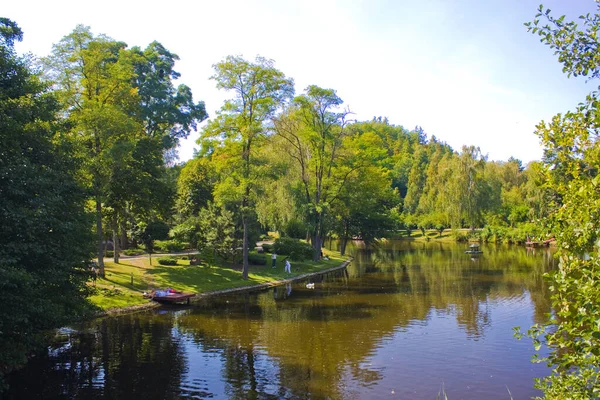 Park Mezhyhirya President Viktor Janukovitjs Residens Kiev Regionen Ukraina — Stockfoto