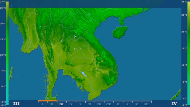 Vietnam Mapストック動画 ロイヤリティフリーvietnam Map動画 Depositphotos
