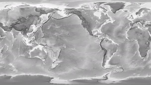 Área Del Reino Unido Presentada Contra Mapa Global Escala Grises — Vídeos de Stock