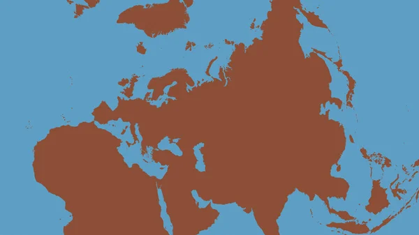 Pattern map of the area around the Eurasian tectonic plate. 3D rendering