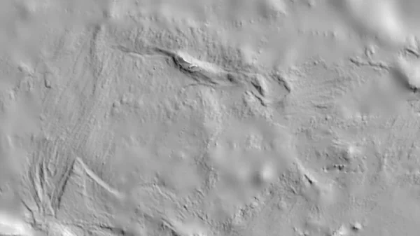 Grayscale Map Area Futuna Tectonic Plate 렌더링 — 스톡 사진