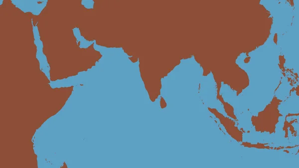 Pattern Map Area Indian Tectonic Plate Rendering — Stock Photo, Image