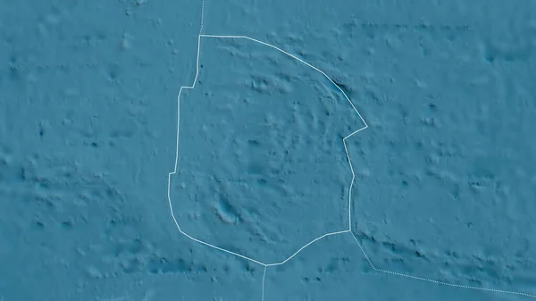 Zarys Płyty Tektonicznej Juan Fernandez Granicami Otaczających Płyt Tle Mapy — Zdjęcie stockowe