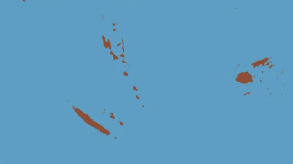 New Hebrides Tektonik Plakasının Etrafındaki Bölgenin Örüntü Haritası Görüntüleme — Stok fotoğraf