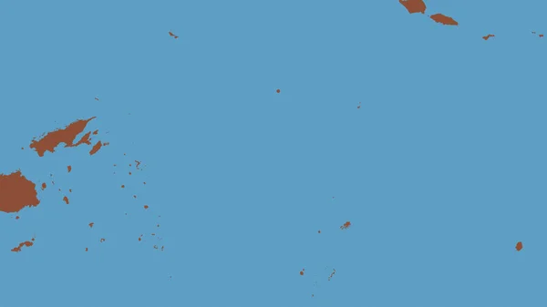 Niuafoou Tektonik Plakasının Etrafındaki Bölgenin Şablon Haritası Görüntüleme — Stok fotoğraf