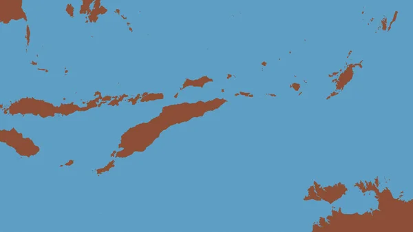 Mapa Patrón Del Área Alrededor Placa Tectónica Timor Renderizado — Foto de Stock