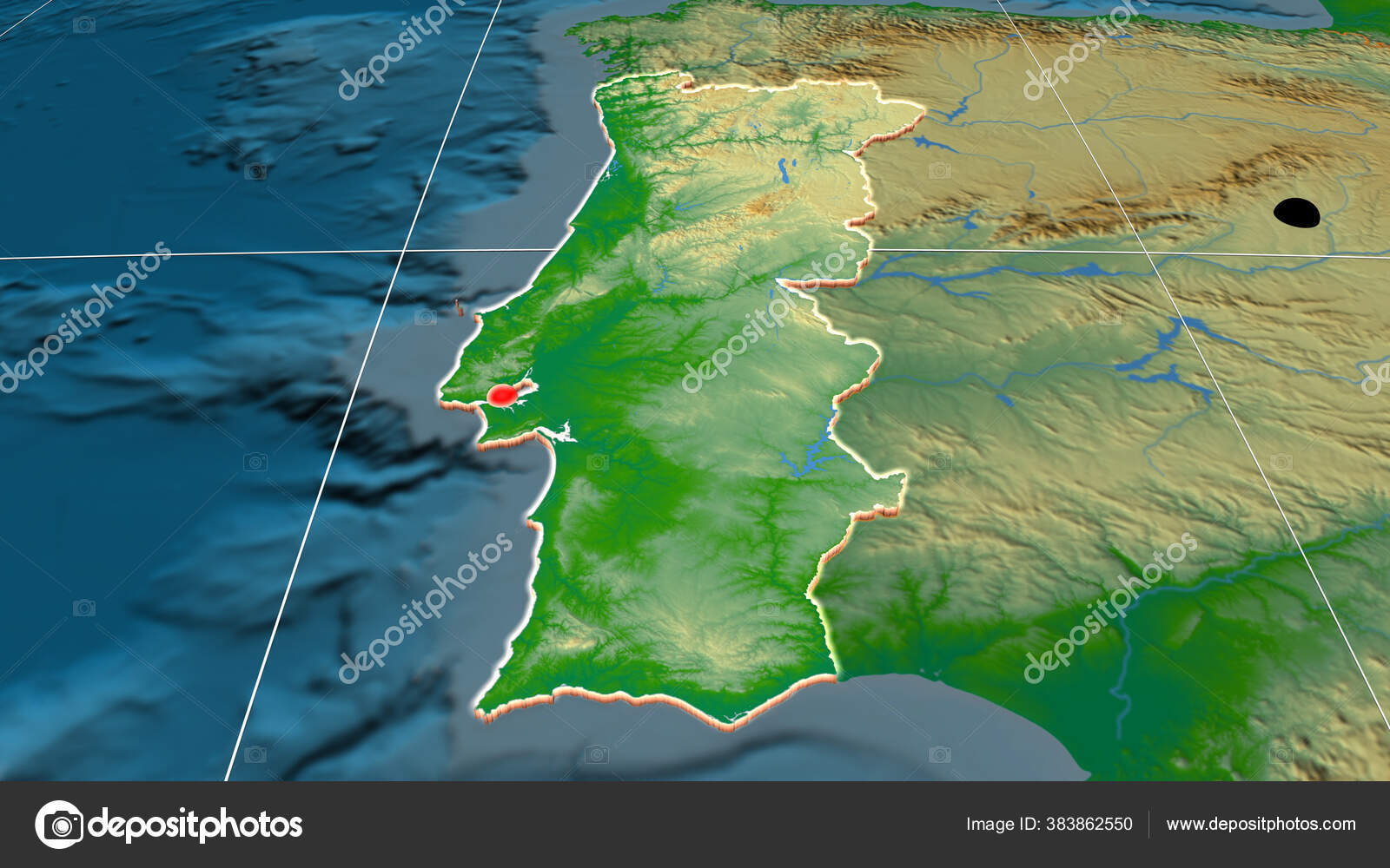 Portugal mapa livre, mapa em branco livre, mapa livre do esboço, mapa  básico livre fronteiras, hidrografia, principais cidades, estradas, nomes,  branco