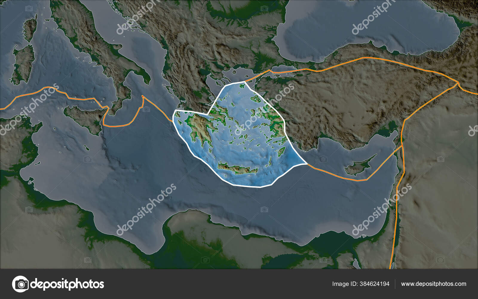 Outlined Aegean Sea Tectonic Plate Physical Map Separated Desaturation Its Stock Photo Image By C Yarr65 Outlined Aegean Sea Tectonic Plate Physical Map Separated Desaturation Its Stock Photo Image By C Yarr65