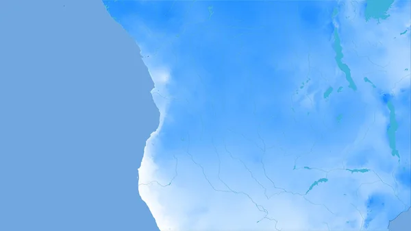 Área Angola Mapa Anual Precipitación Proyección Estereográfica Composición Bruta Las —  Fotos de Stock
