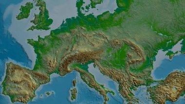 Avusturya yakınlaştı ve yakınlaştı. Ana fiziksel manzara özellikleri. 3B görüntüleme