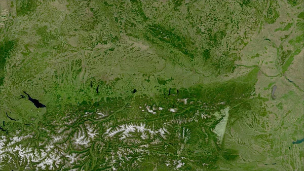 Австрія Зовнішній Вигляд Країни Обрисів Супутникові Знімки — стокове фото