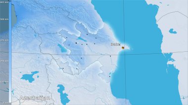 Efsanevi stereografik projeksiyondaki Azerbaycan bölgesindeki en sıcak çeyreğin yağışı - ana bileşim