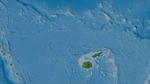 Sąsiedztwo Płyty Tektonicznej Rafy Balmoral Satelicie Mapa Projekcji Van Der — Zdjęcie stockowe