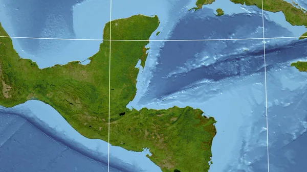 Belize Quartiere Prospettiva Lontana Senza Contorno Immagini Satellitari — Foto Stock