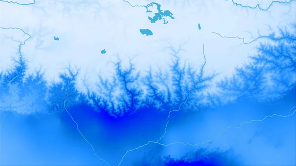 Área Bután Mapa Anual Precipitación Proyección Estereográfica Composición Cruda Las — Foto de Stock
