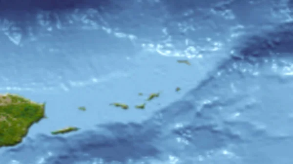 Ilhas Virgens Britânicas Bairro Perspectiva Distante Sem Contorno Imagens Satélite — Fotografia de Stock