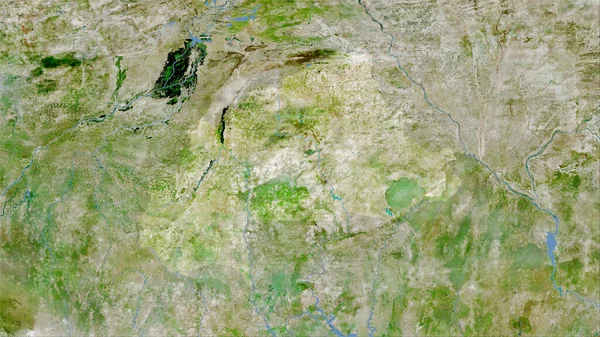 Uyduda Burkina Faso alanı stereografik projeksiyon haritası - raster katmanlarının ham bileşimi