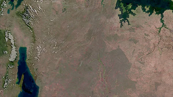 Burundi Perspectiva Close País Sem Esboço Imagens Satélite — Fotografia de Stock