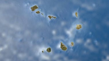 Cape Verde - Yüksek çözünürlüklü uydu görüntüsü