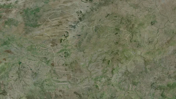 Ουαντάι Περιοχή Τσαντ Δορυφορικές Εικόνες Σχηματισμός Που Σκιαγραφείται Ενάντια Στην — Φωτογραφία Αρχείου