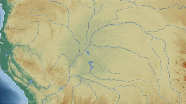 Congo Brazzaville Primer Plano Perspectiva Del País Sin Esbozo Mapa — Foto de Stock