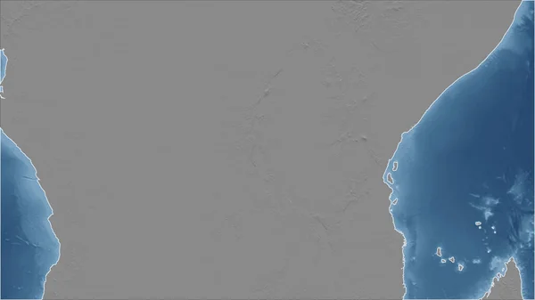 Κονγκό Κινσάσα Γκρο Πλαν Προοπτική Της Χώρας Δεν Σκιαγραφεί Χάρτης — Φωτογραφία Αρχείου