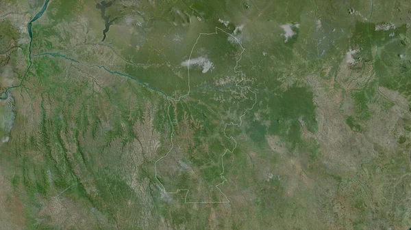 Kasai Prowincja Demokratycznej Republiki Konga Zdjęcia Satelitarne Kształt Nakreślony Stosunku — Zdjęcie stockowe