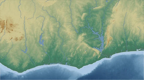 Costa Marfil Primer Plano Perspectiva Del País Sin Esbozo Mapa —  Fotos de Stock