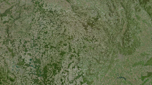 クラウ ヴィソチーナ チェコ共和国の地方 衛星画像 形状は その国の領域に対して概説 3Dレンダリング — ストック写真