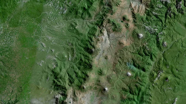Pichincha Provinsen Ecuador Satellitbilder Form Som Skisseras Mot Dess Landområde — Stockfoto