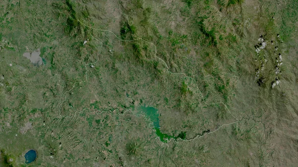 Chalatenango Departement Salvador Satellietbeelden Vorm Geschetst Tegen Zijn Landelijk Gebied — Stockfoto